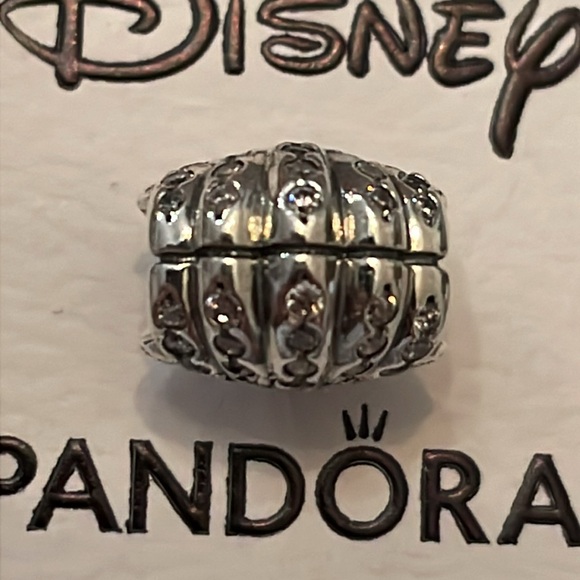 New Authentic Pandora x Disney Ariel Little Mermaid Sparkly Pave Seashell HTF - Picture 6 of 7
